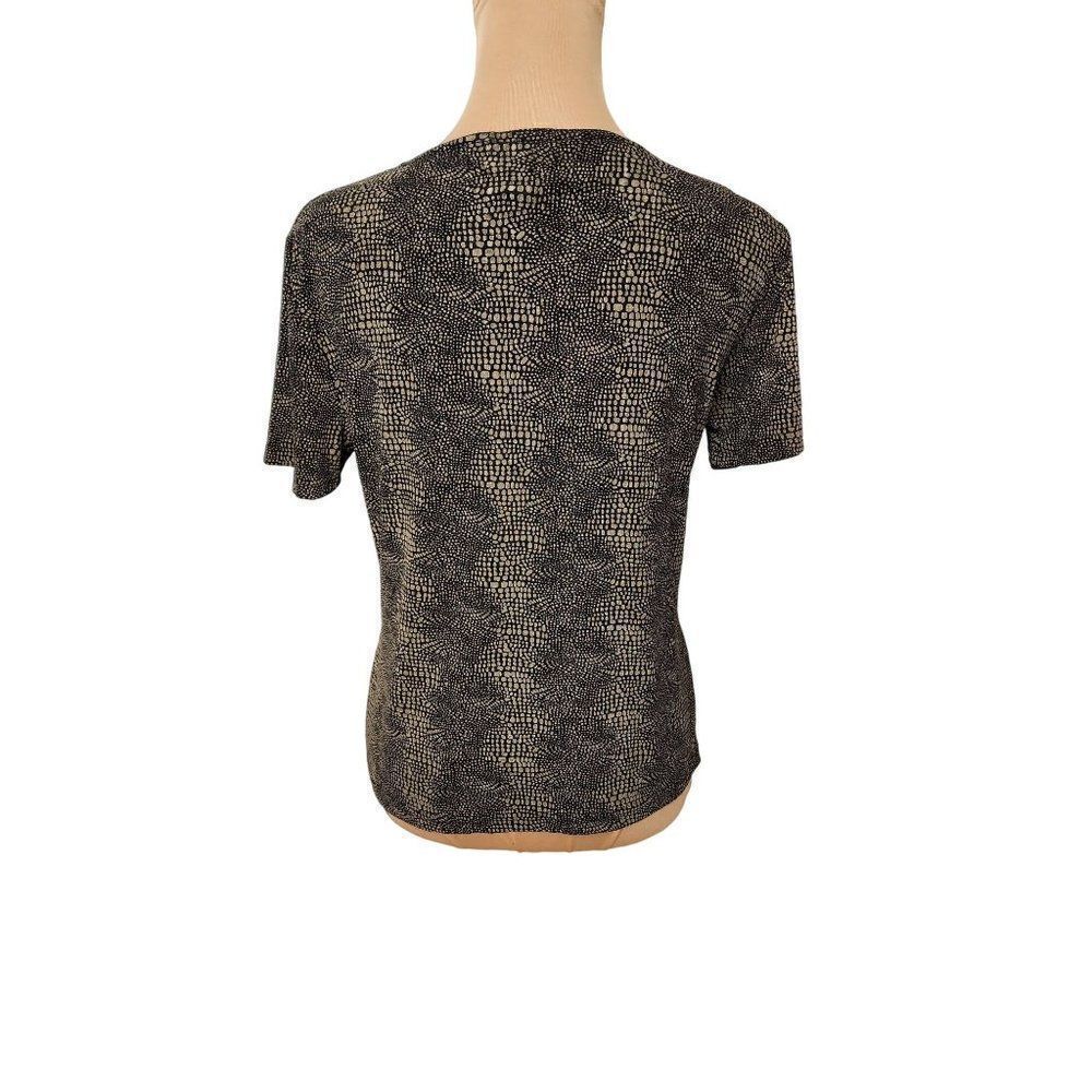 Frazier Lawrence Snake Skin Print Blouse in Medium - Picture 3 of 7